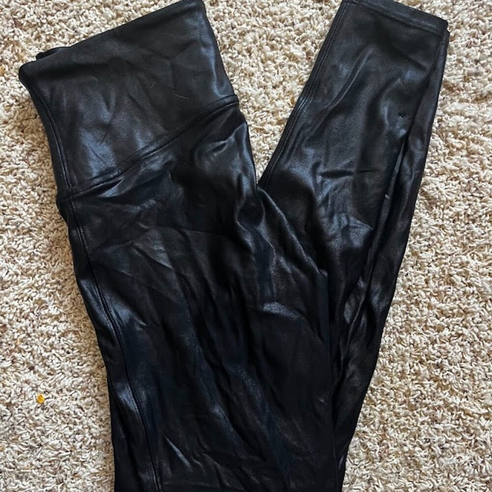 Spanx Faux Leather Leggings